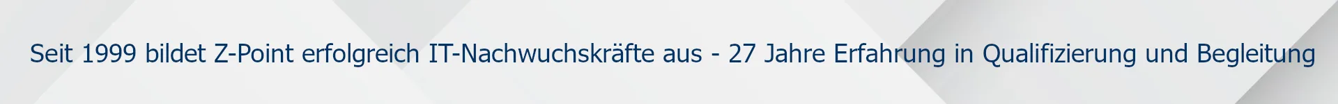 27 Jahre Erfahrung